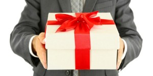 Image of gift box representing leadership as a gift